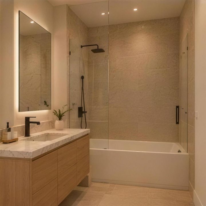 Interior concept: bath 2, second floor