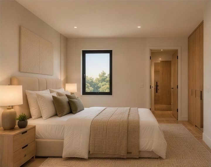Interior concept: bedroom 1, second floor
