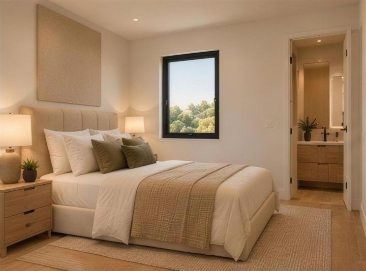 Interior concept: primary bedroom, third floor